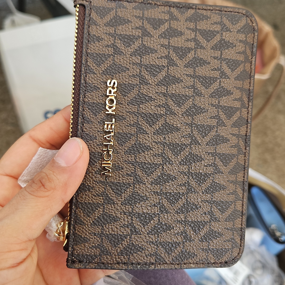 Michael Kors Tan Card Holder